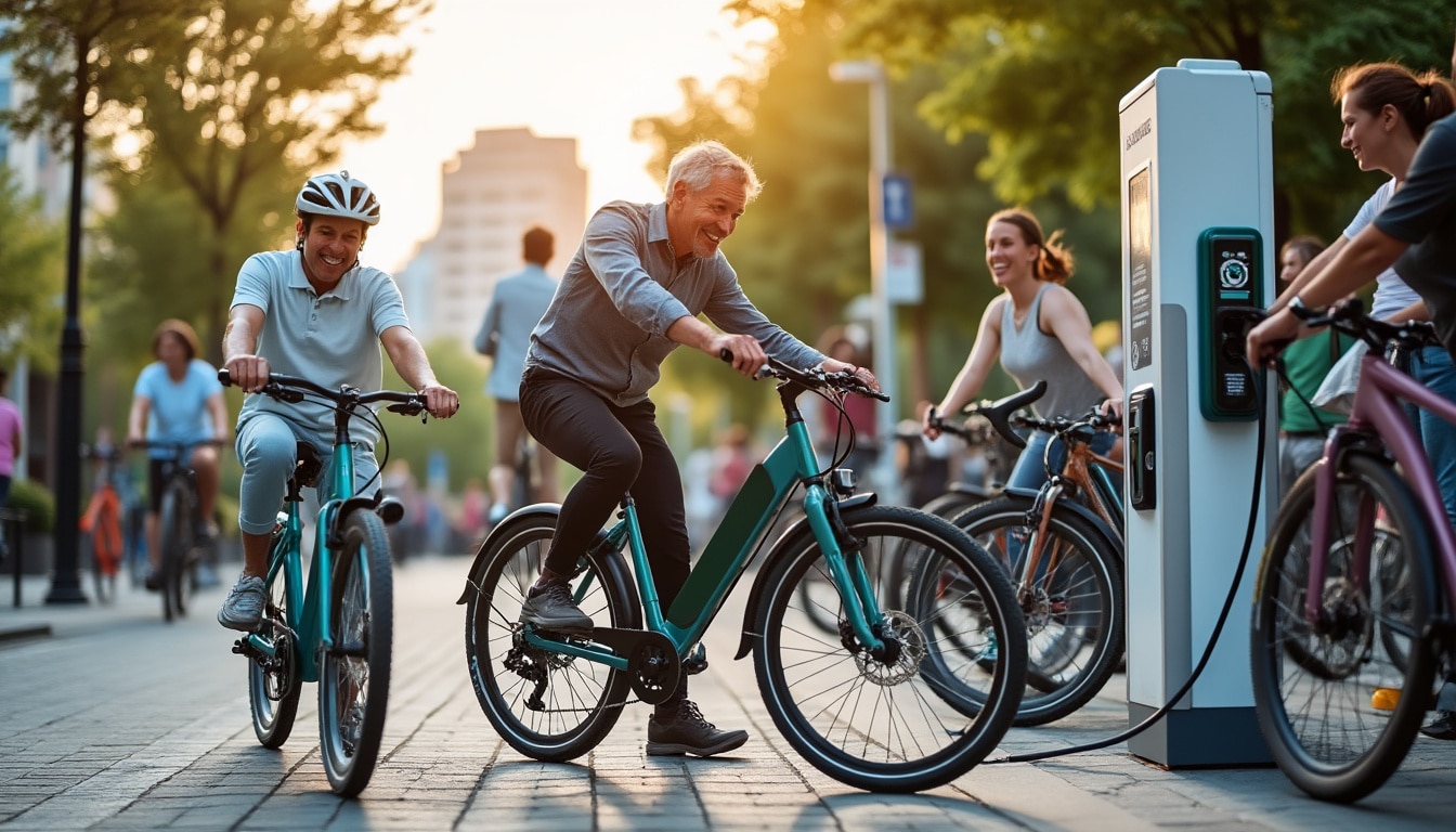 Illustration: Comprendre le rôle essentiel des stations de recharge pour vélos à assistance électrique