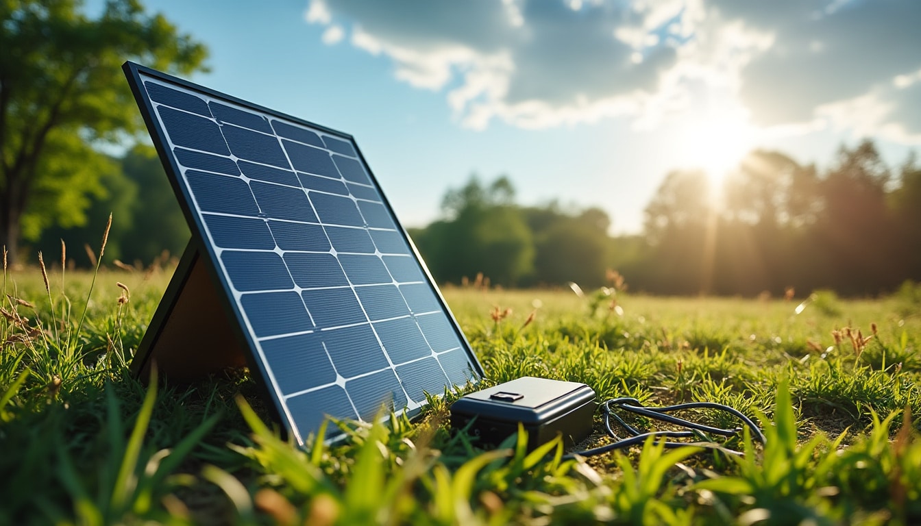 Illustration: Qu'est-ce qu'un panneau solaire portable de 400 W et ses principales caractéristiques ?