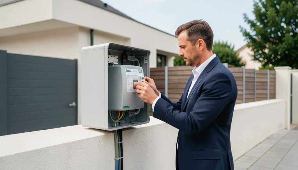 Coffret Enedis en limite de propriété : rôle et pose