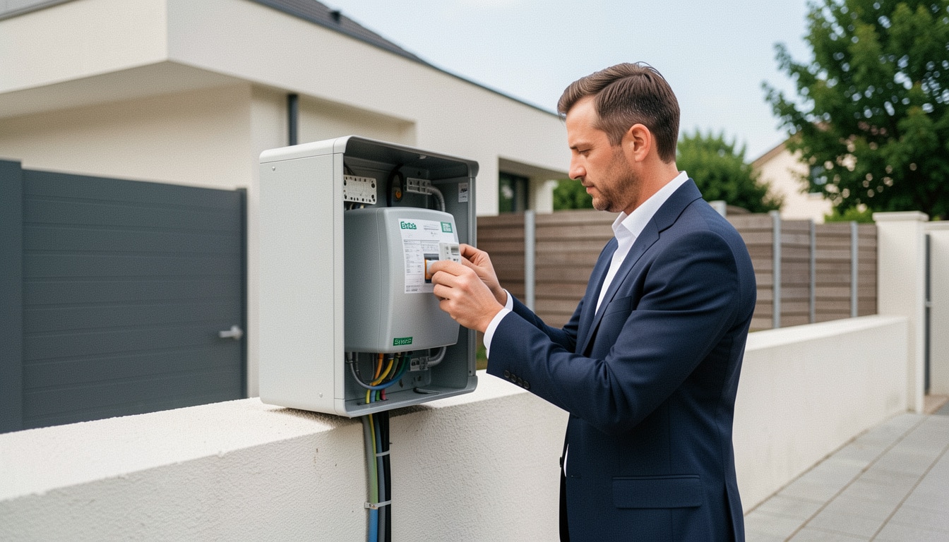 Coffret Enedis en limite de propriété : rôle et pose