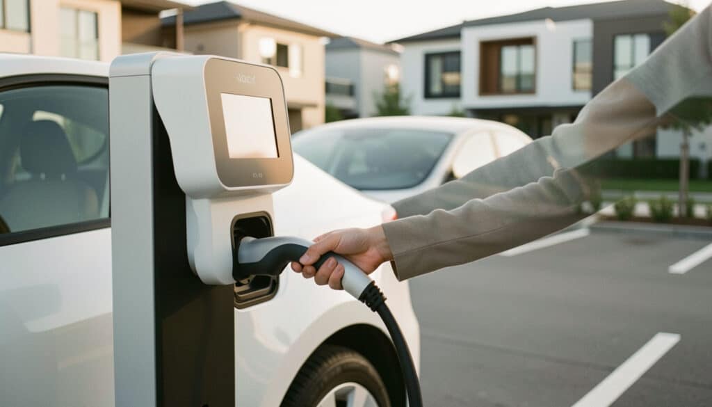 Brancher une voiture électrique sur une borne facilement