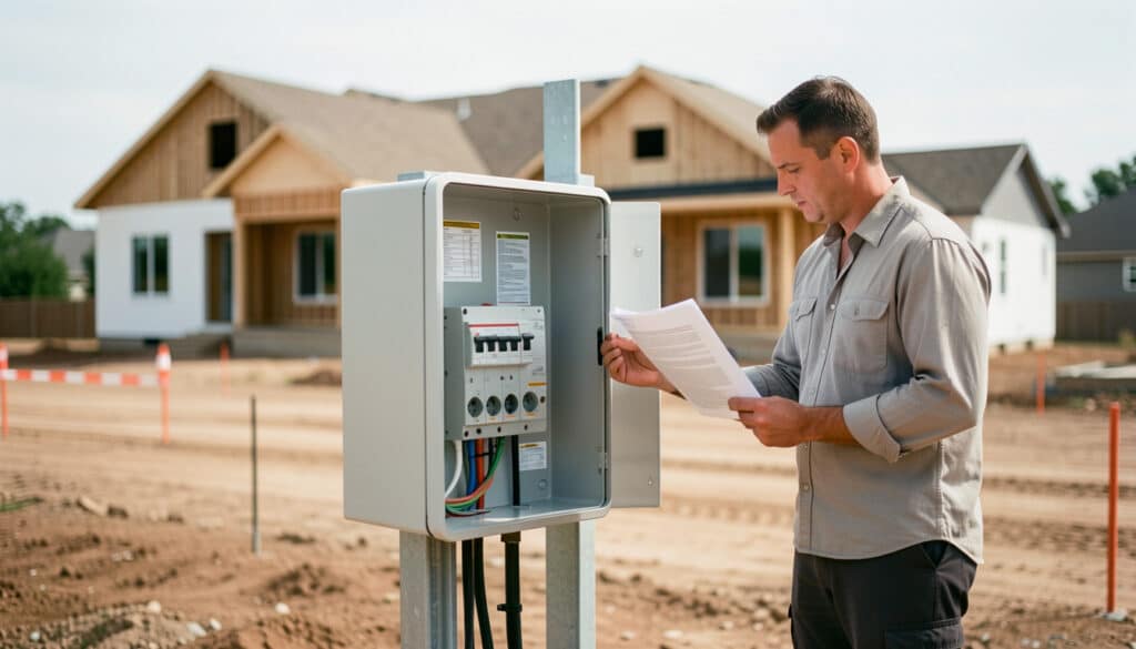 Compteur provisoire de chantier : démarches et coût
