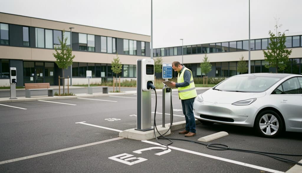 Installer des bornes de recharge dans une collectivité
