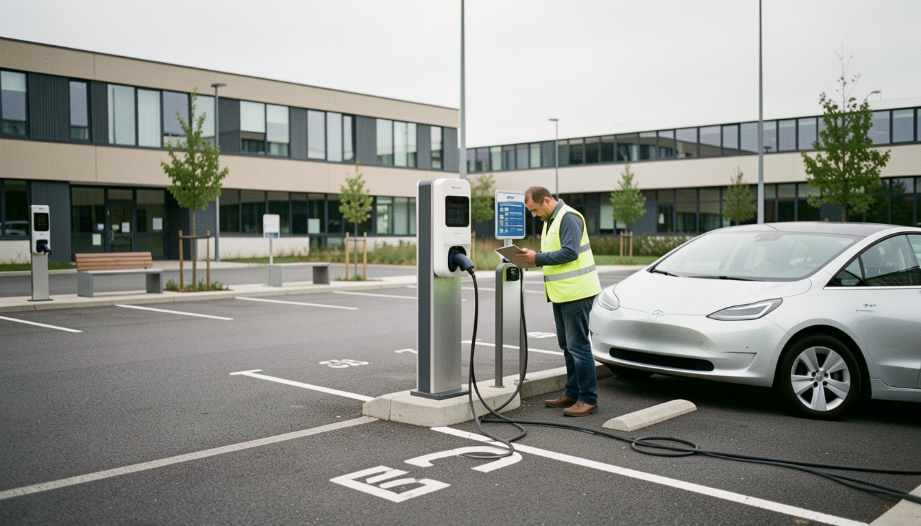 Installer des bornes de recharge dans une collectivité