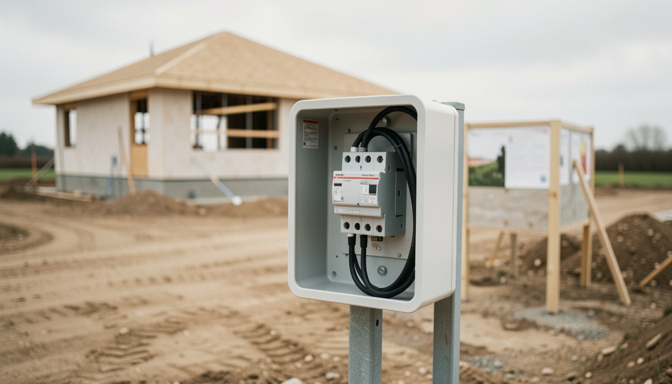 Compteur provisoire de chantier : démarches et coût